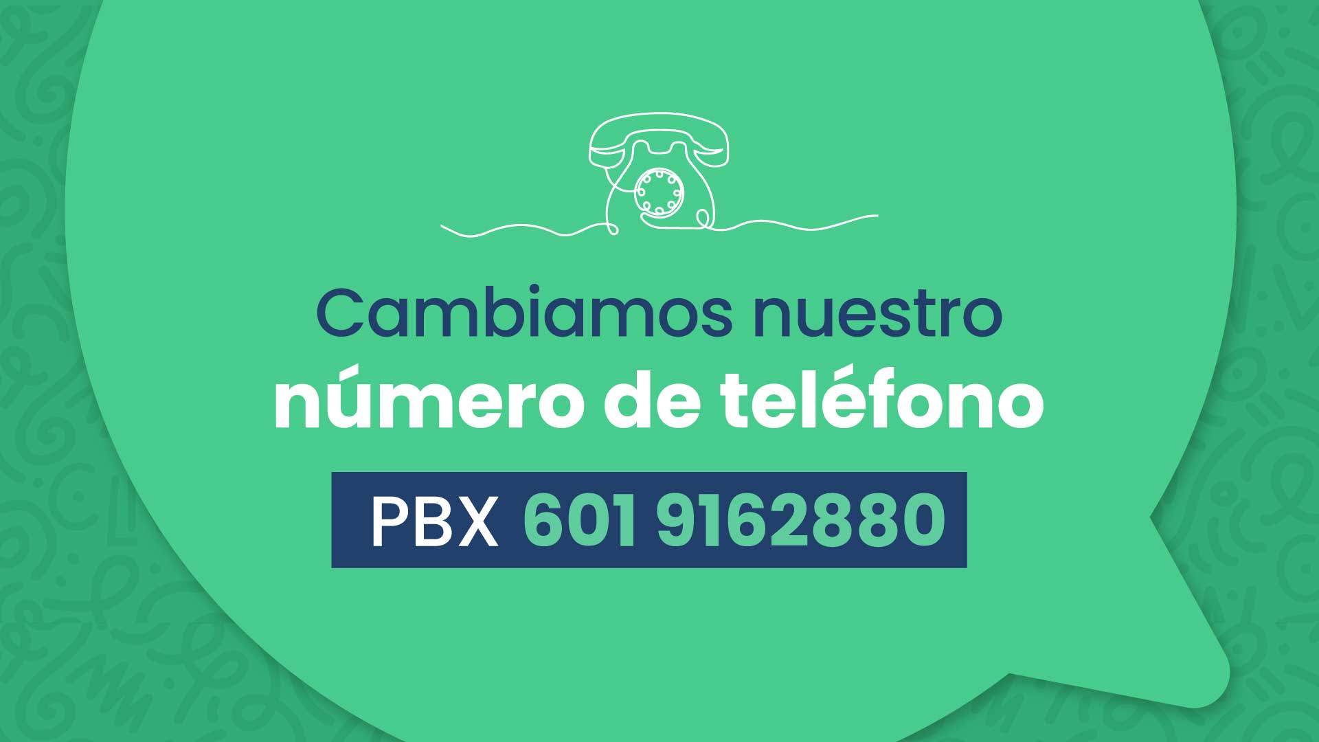 Cambiamos de número de teléfono