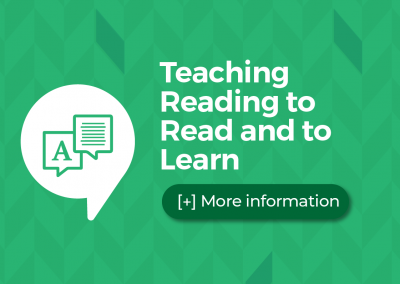 Teaching to Read to Learn