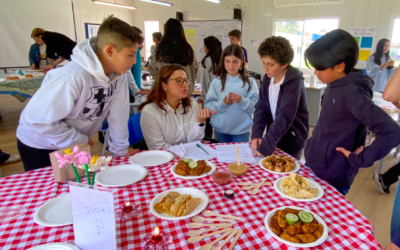 Estudiantes de 6º llevan sus recetas sostenibles a la cafetería del Colegio