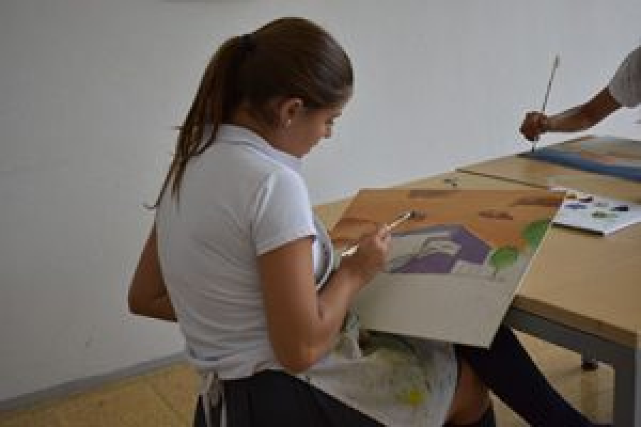 Granaderas de la banda marcial